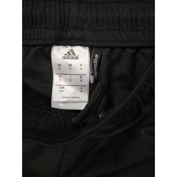 Men's Small Black & White Adidas Athletic Shorts Training Gym Running - Picture 2 of 4